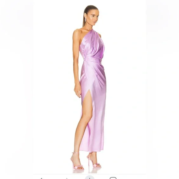 the sei asymmetrical draped dress THE SEI ASYMMETRIC DRAPE GOWN